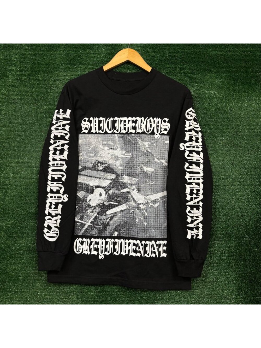 G59 Records x The Suicideboys Grey Five Nine Hip-Hop LS Shirt Size Medium